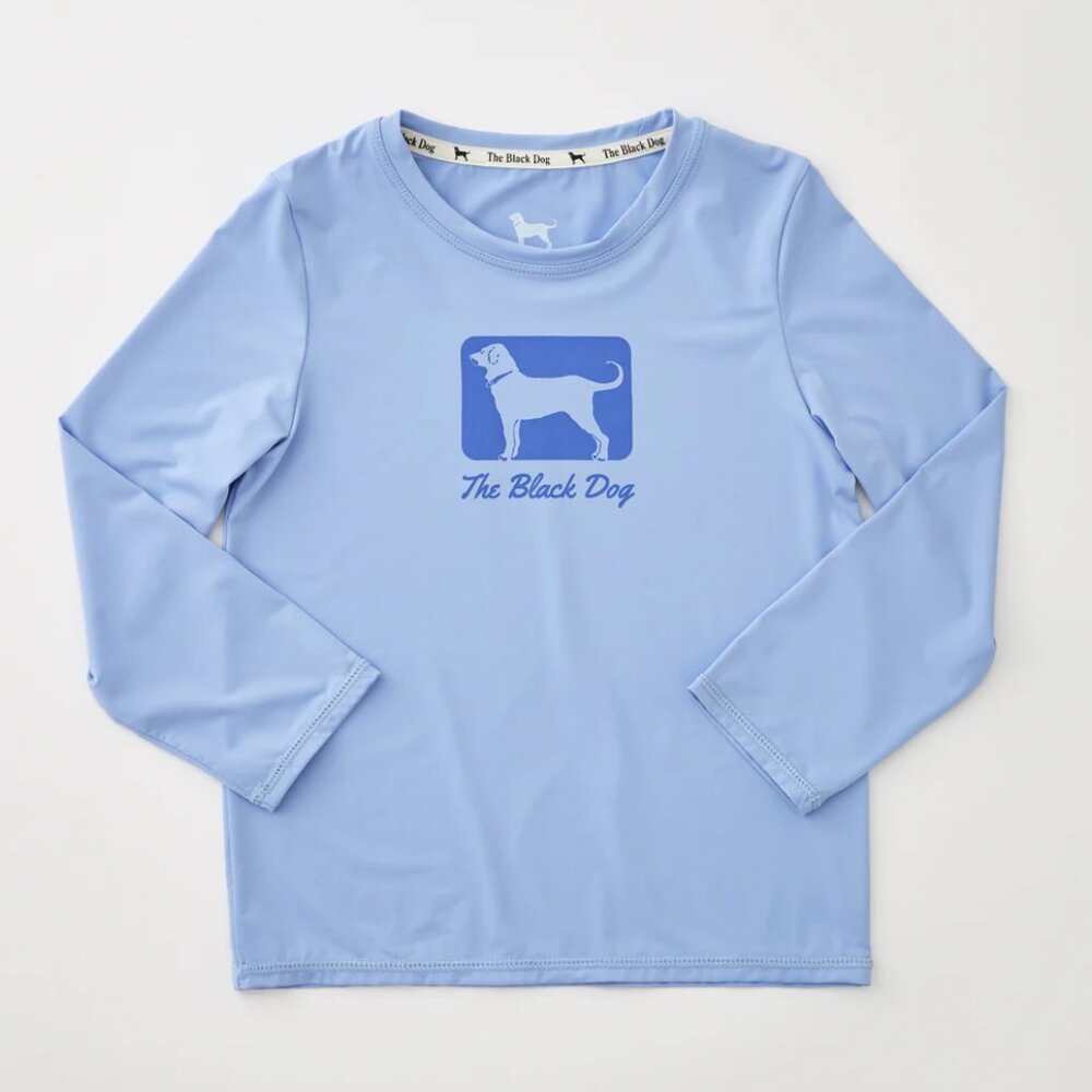 BLACK DOG 3T Cornflower Lil Kids Seaside Rash Guard